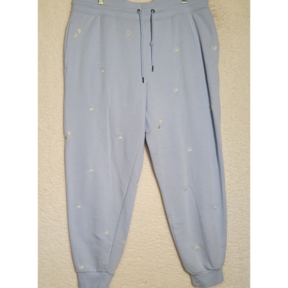 Honeydew Lounge Fleece Pants Size Large Dog Paw Women's 0800